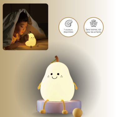Veilleuse en silicone rechargeable pour enfants
