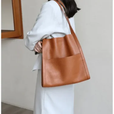 Sooah™ — Cabas en cuir style coréen | Minimal & chic